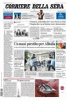 prime pagine corriere della sera