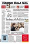 prime pagine corriere della sera