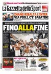 prime pagine gazzetta dello sport