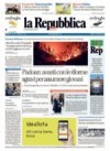 prime pagine la repubblica