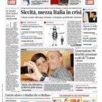 prime pagine corriere della sera