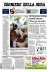 prime pagine corriere della sera