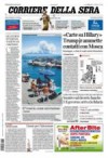 prime pagine corriere della sera