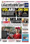 prime pagine gazzetta dello sport