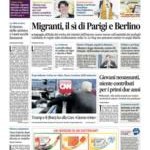 prime pagine il messaggero