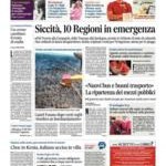 prime pagine il messaggero