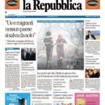 prime pagine la repubblica