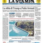 prime pagine la stampa