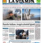 prime pagine la stampa