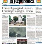 prime pagine la repubblica