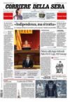 prime pagine corriere della sera