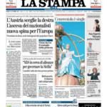 prime pagine la stampa