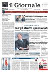 Prime pagine Il Giornale
