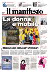 prime pagine il manifesto