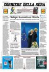 prime pagine corriere della sera