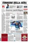 Prime pagine Corriere della Sera