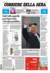 Prime pagine Corriere della Sera