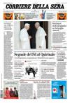 Prime pagine Corriere della Sera