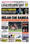Prime pagine Gazzetta dello Sport