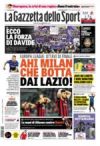 Prime pagine La Gazzetta dello Sport