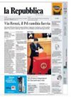 Prime pagine La Repubblica