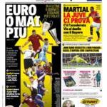 Prime pagine La Gazzetta dello Sport