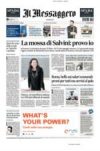 Prime pagina Il Messaggero