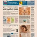 Prime pagine Sole 24 Ore