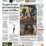 Prime pagine Corriere della Sera