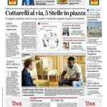 Prime pagine Corriere della Sera