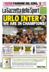 Prime pagine La Gazzetta dello Sport