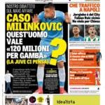 Prime pagine La Gazzetta dello Sport