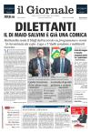 Prime pagine Il Giornale