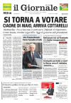 Prime pagine Il Giornale