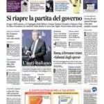 Prime pagine Il Messaggero