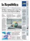 Prime pagine La Repubblica