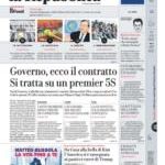 Prime pagine La Repubblica