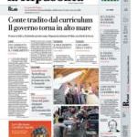 Prime pagine La Repubblica