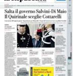 Prime pagine La Repubblica