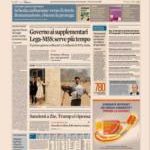 Prime pagine Sole 24 Ore