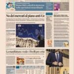 Prime pagine Sole 24 Ore