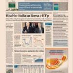 Prime pagine Sole 24 Ore