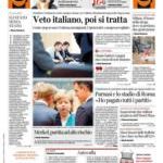 Prime pagine Corriere della Sera