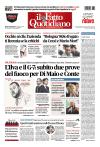 Prime pagine Fatto Quotidiano