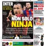 Prime pagine La Gazzetta dello Sport