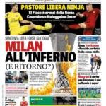 Prime pagine La Gazzetta dello Sport