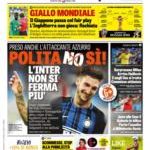 Prime pagine La Gazzetta dello Sport