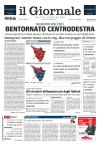 Prime pagine Il Giornale