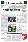 Prime pagine Il Giornale