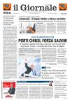 Prime pagine Il Giornale